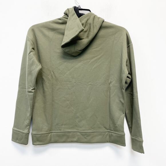 NoBull Women's Army Green Fleece Drawstring Training Pullover Hoodie Size XS - Picture 3 of 6